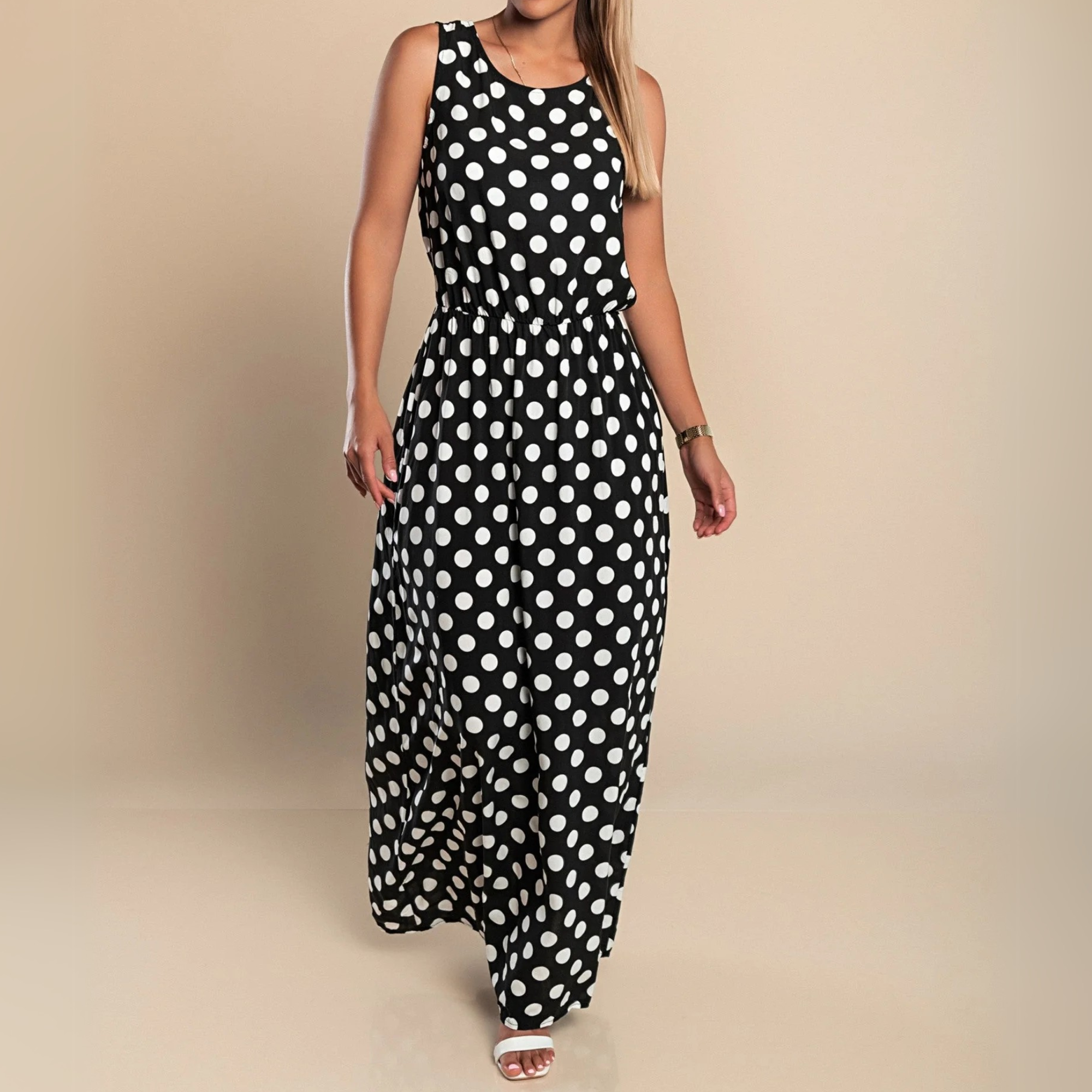 Paula™ Polka Dot Maxi Dress