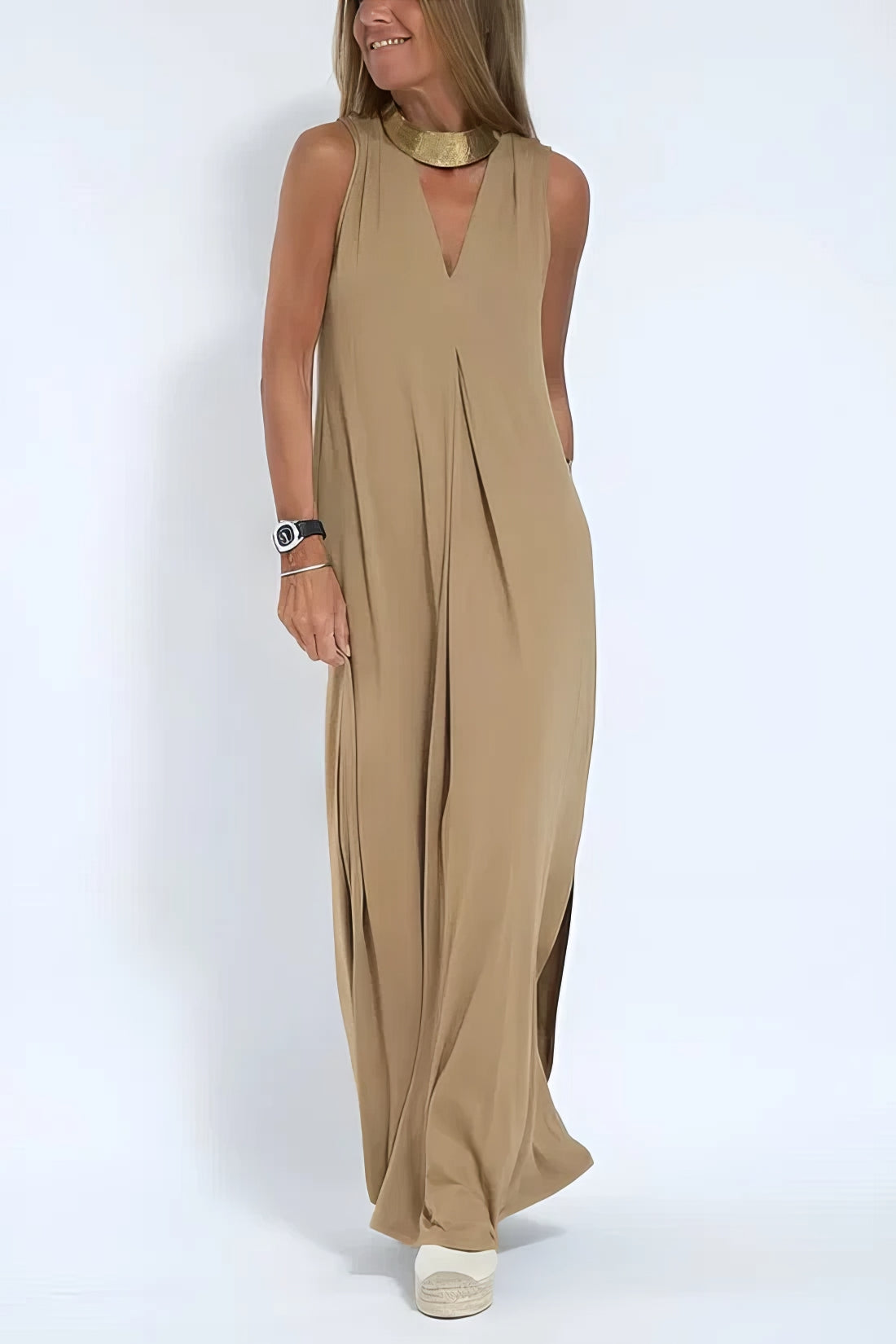 Juno™ | Stylish Long Dress with Matching Cardigan