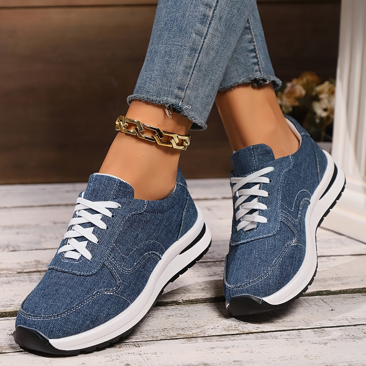 Betty™ | Denim Fabric Orthopedic Sneakers