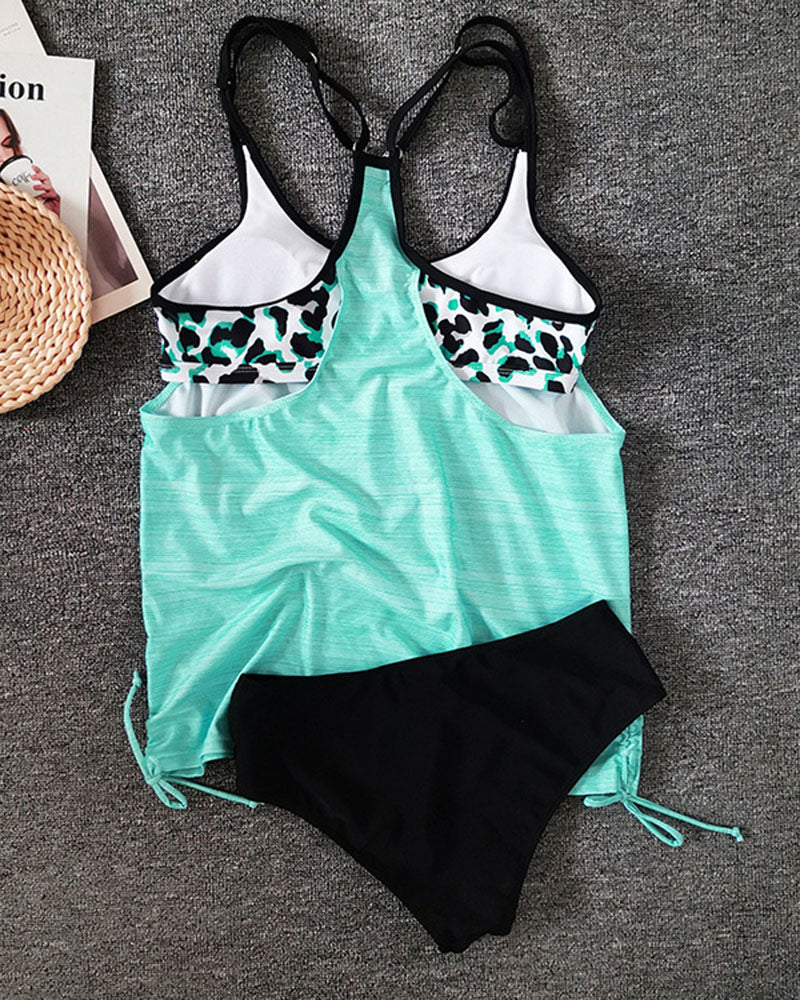 Valentina | Women's Printed Tankini with Tummy Control