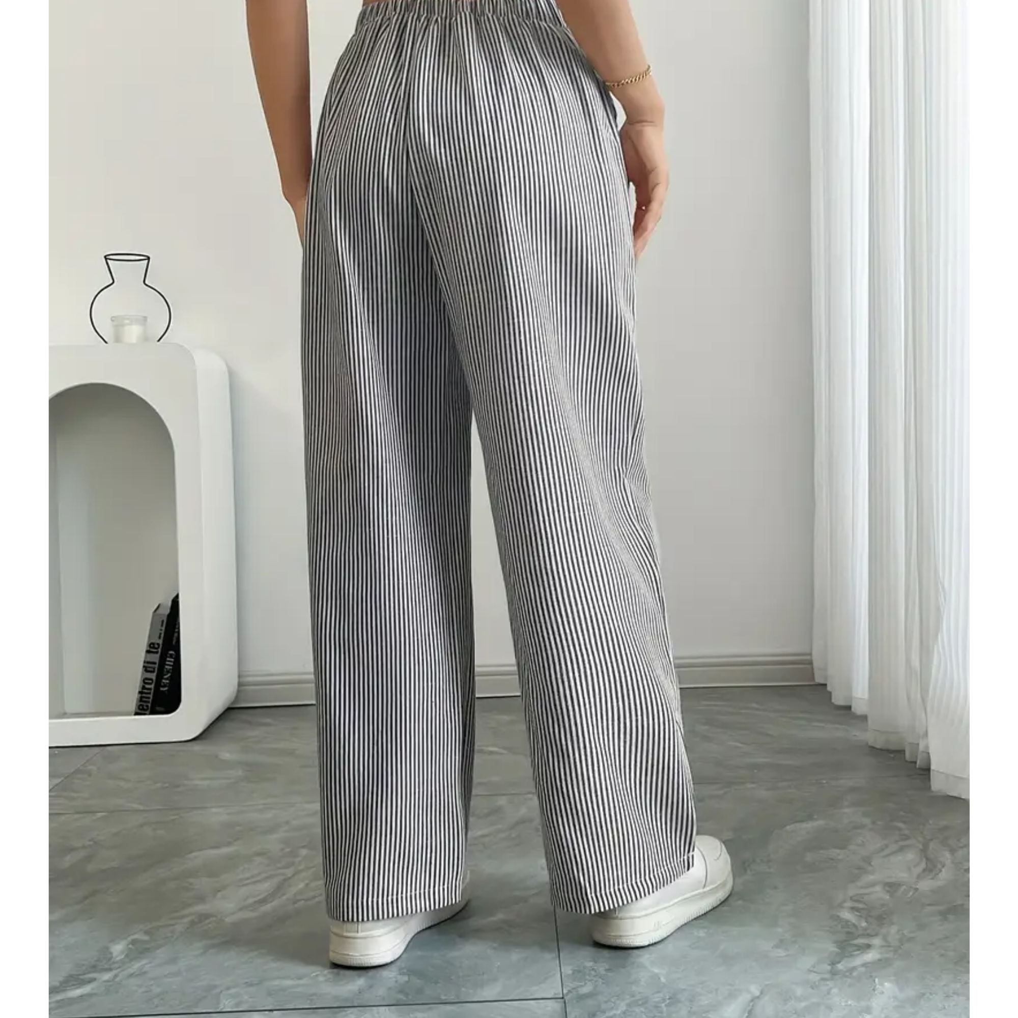 Amber™ | Striped Pants Featuring Convenient Pockets