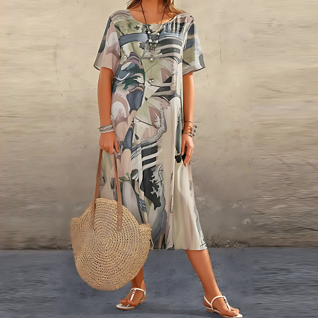 Colora™ | Chic Floral Elegance Dress
