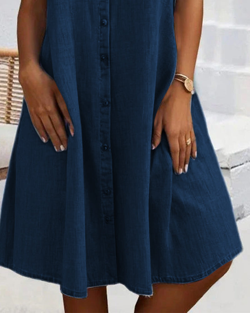 Jennifer™ | Breezy Denim-Style Dress
