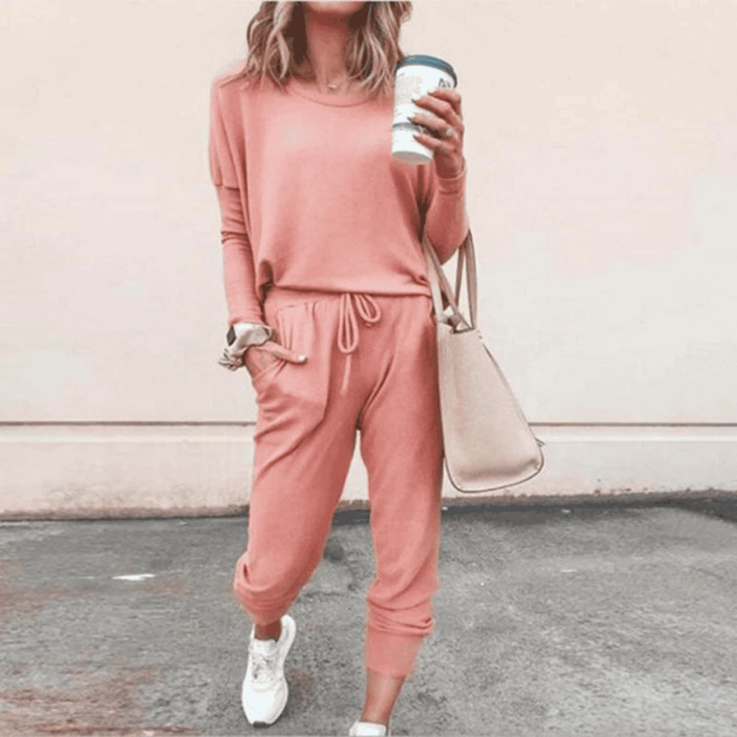 Nylie™ | Cozy Relaxed Jogger Lounge Ensemble