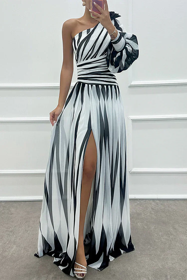Cordelia | Asymmetric One-Shoulder Maxi Dress for Women - Perfect for Wedding Guests
