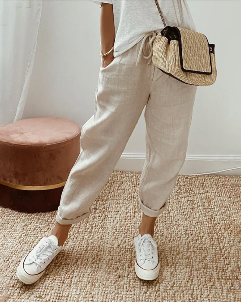 Remy™ | Chic Casual Waistband Trousers