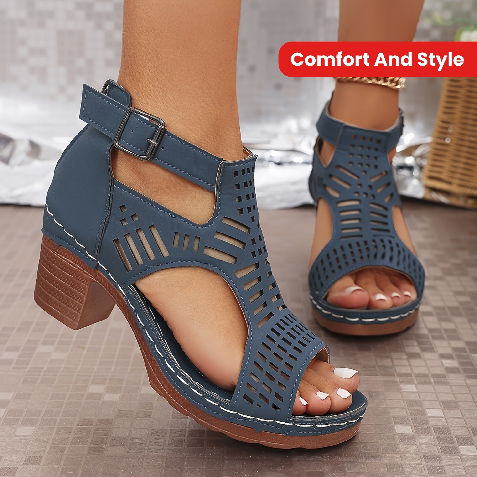 Juliette | Women's Chunky Heel Sandals