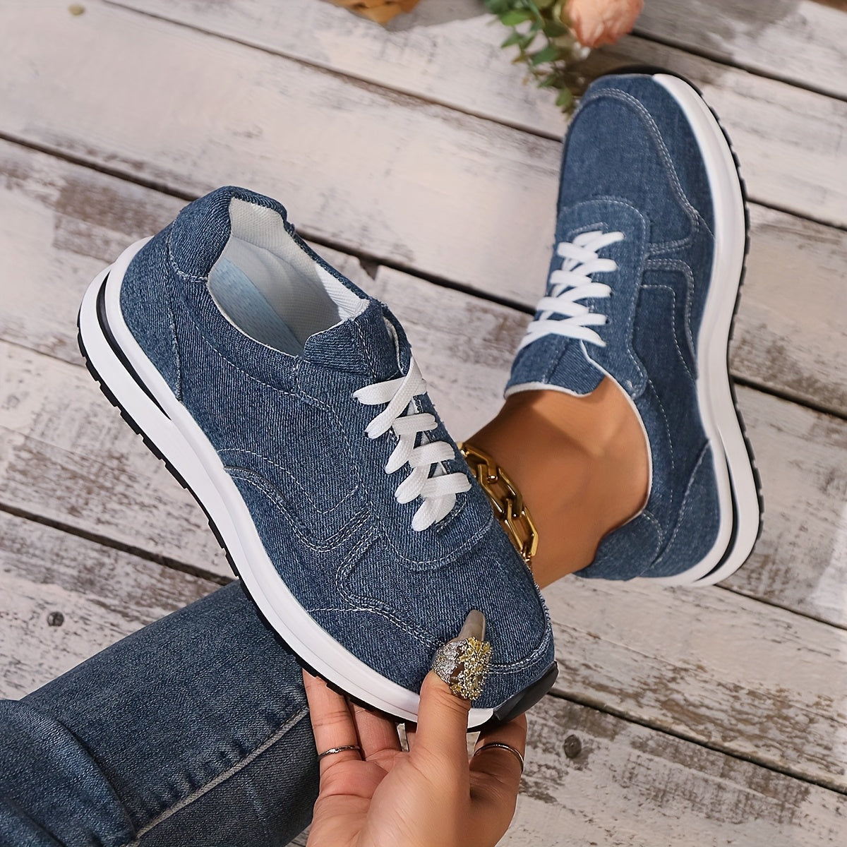 Betty™ | Denim Fabric Orthopedic Sneakers