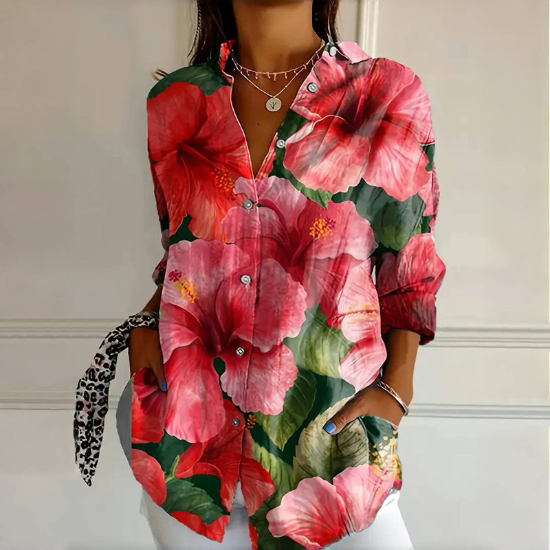 Christine™ | Vibrant Floral Top