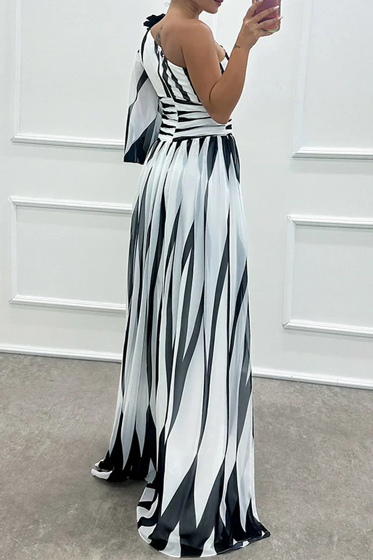 Cordelia | Asymmetric One-Shoulder Maxi Dress for Women - Perfect for Wedding Guests