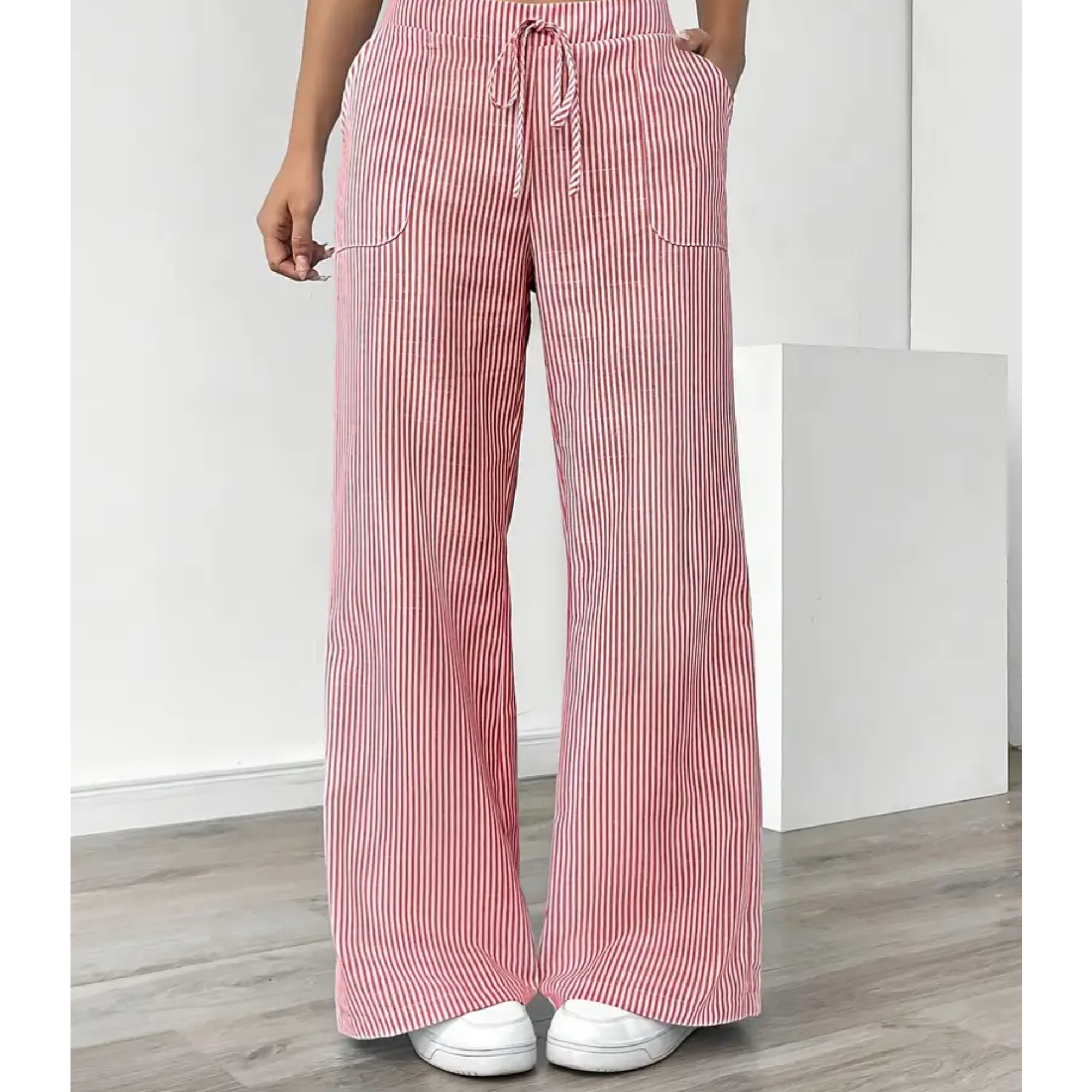 Amber™ | Striped Pants Featuring Convenient Pockets