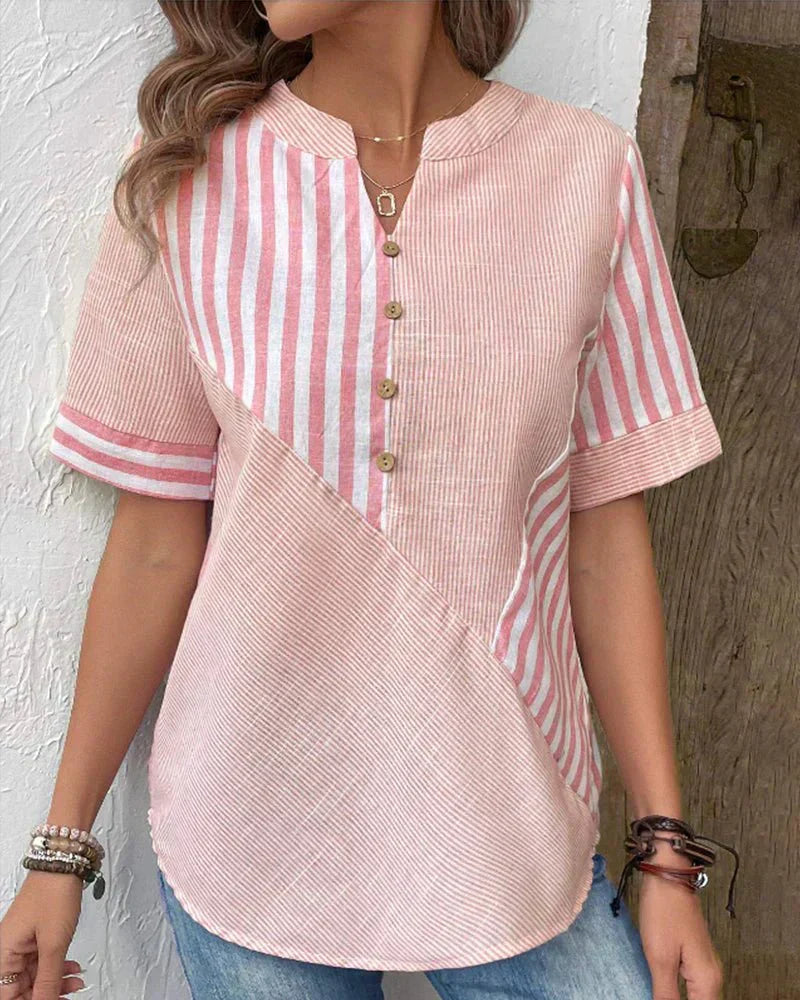 Monroe™ | Cozy Striped Top