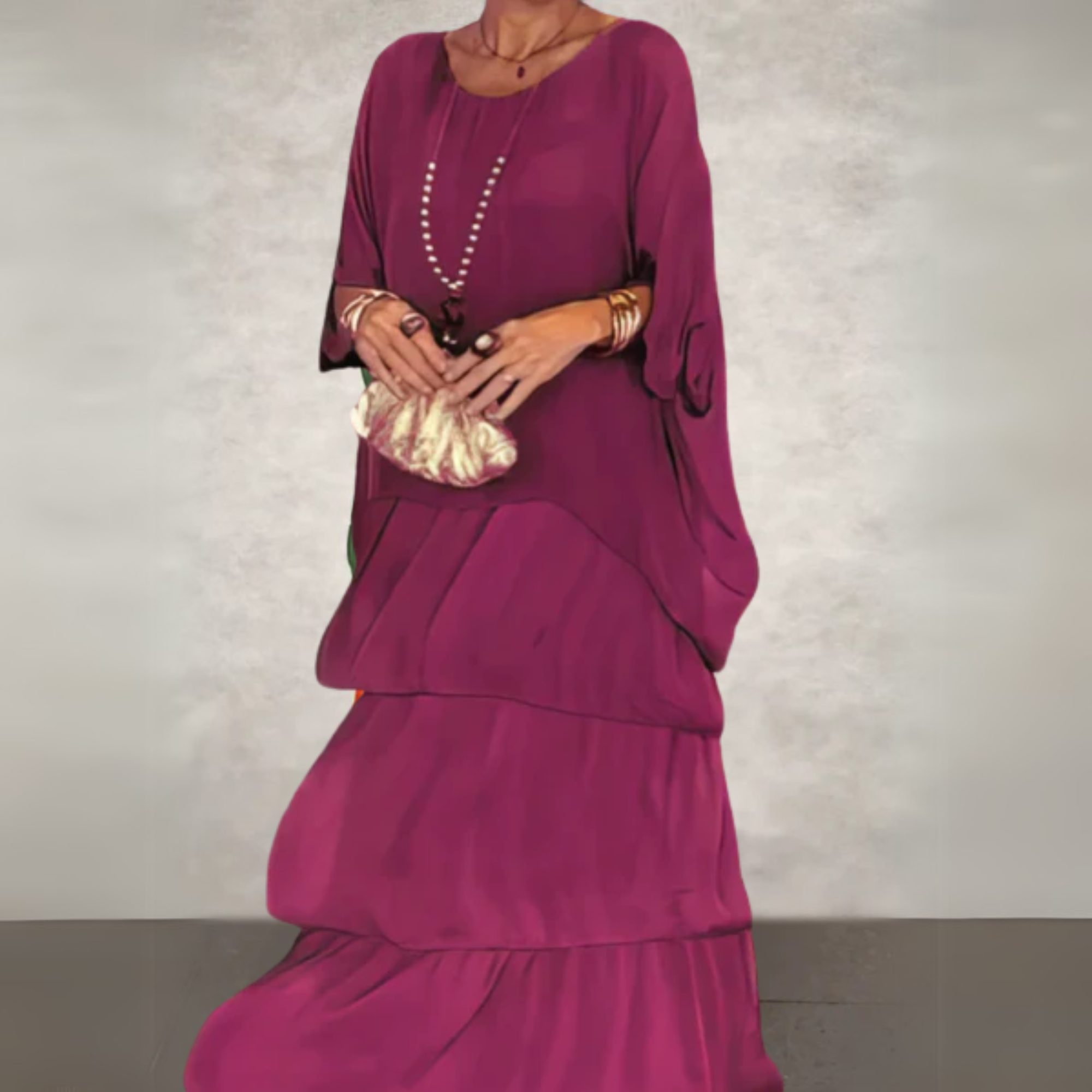Kali™ | Graceful Maxi Dress