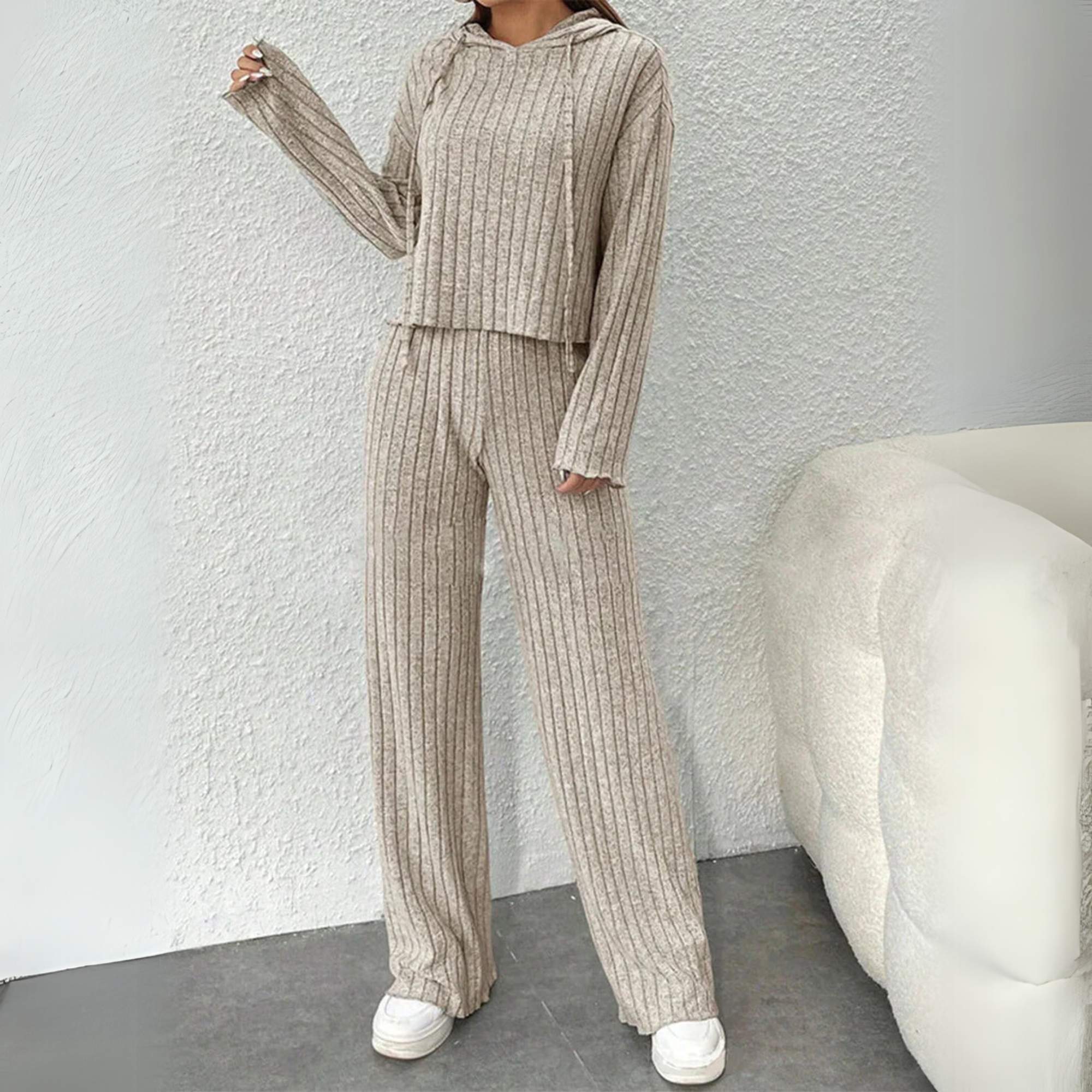 Maison Nuit™ | Comfy Hooded Sweatshirt and Pants Set