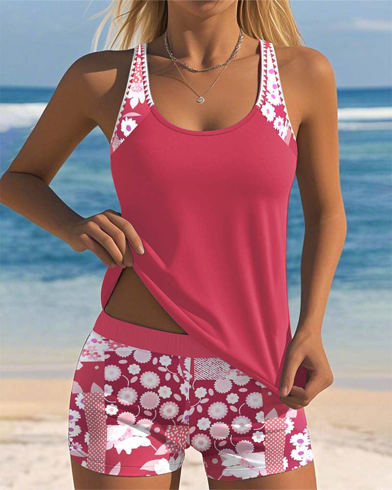Melanie™ | Floral Two-Piece Swimsuit for Ultimate Comfort