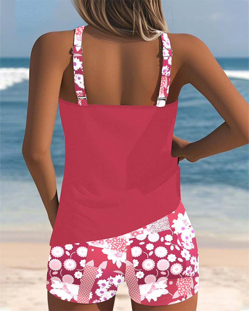 Melanie™ | Floral Two-Piece Swimsuit for a Comfortable Beach Look