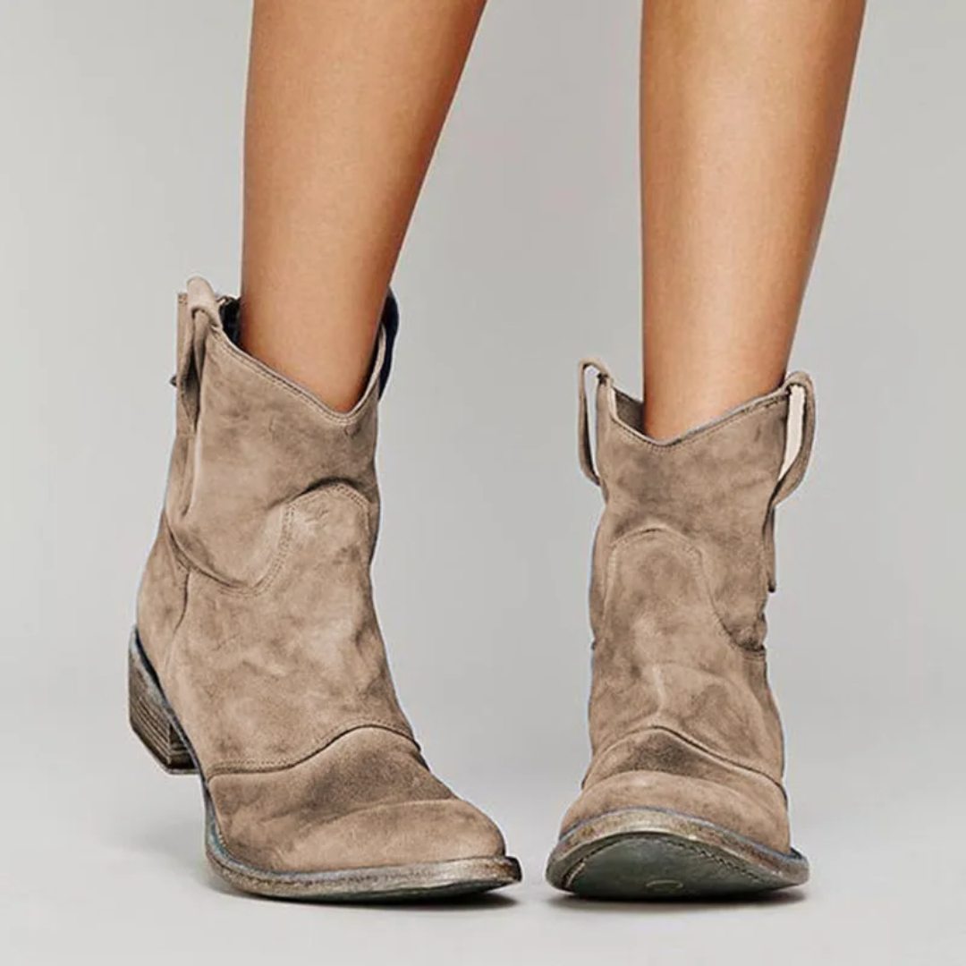Mari™ | Stylish Suede Ankle Boots
