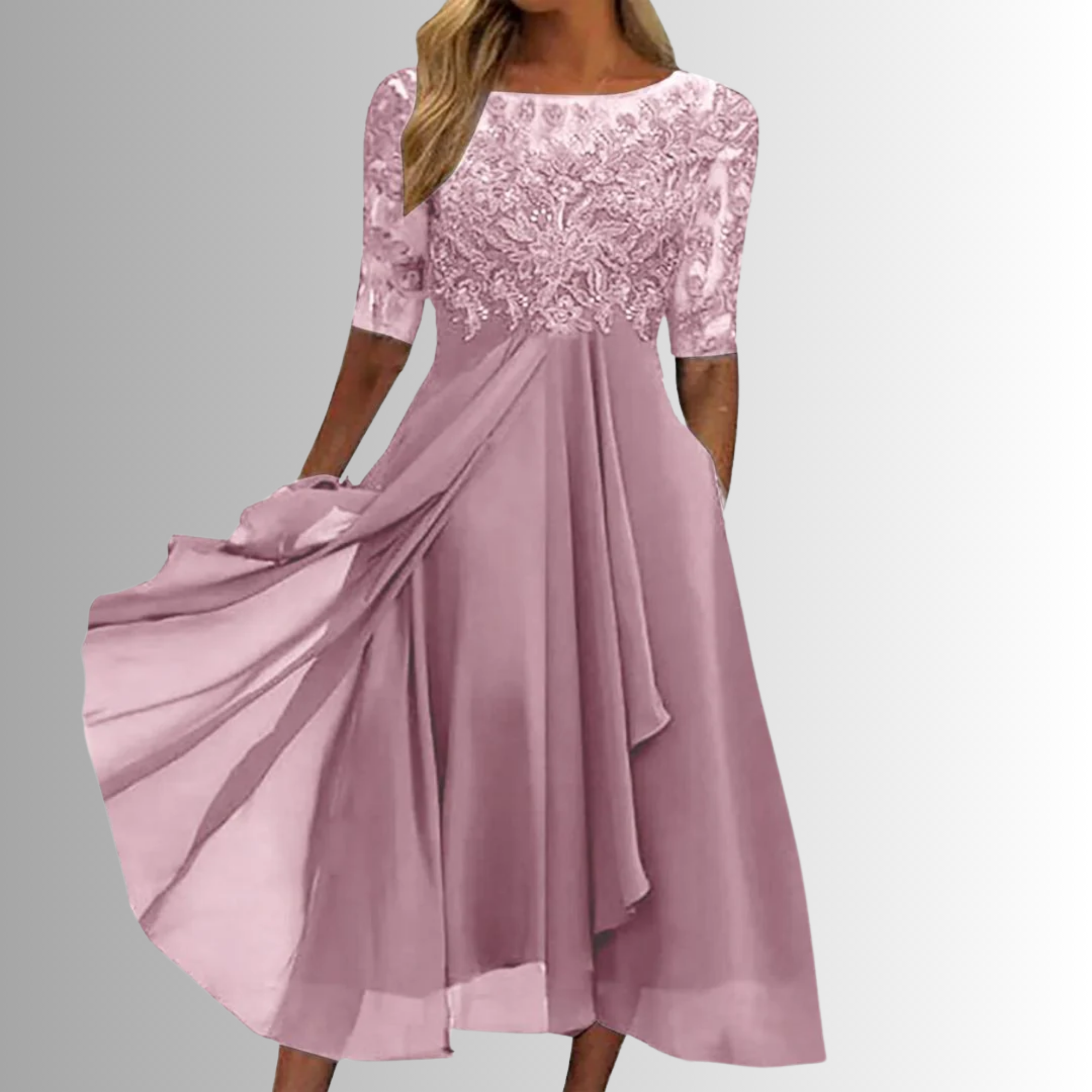 Rhonda™ | Chic Lace Elegance Dress
