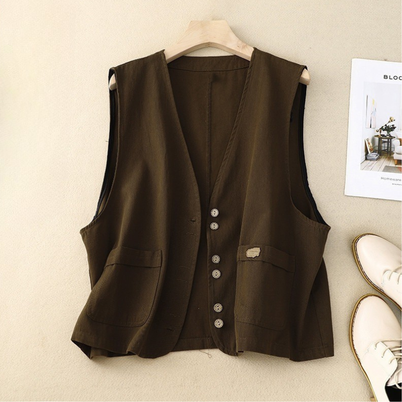 Margo™ | Casual Button-Up Vest