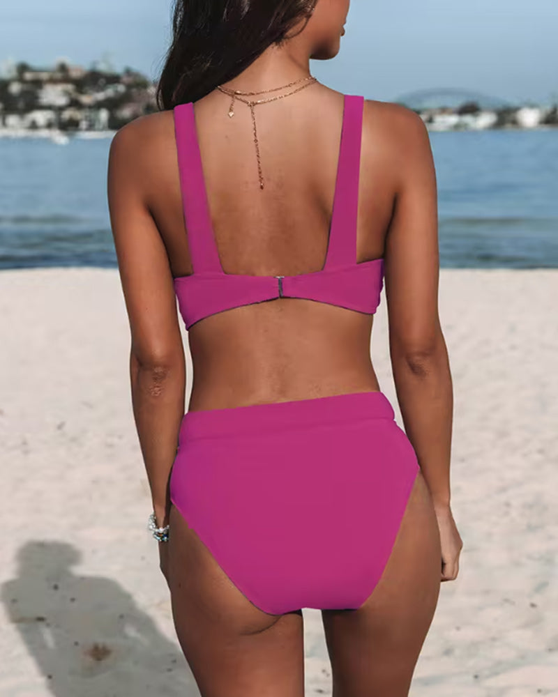Hilde™ | Classic High-Waisted Swimwear