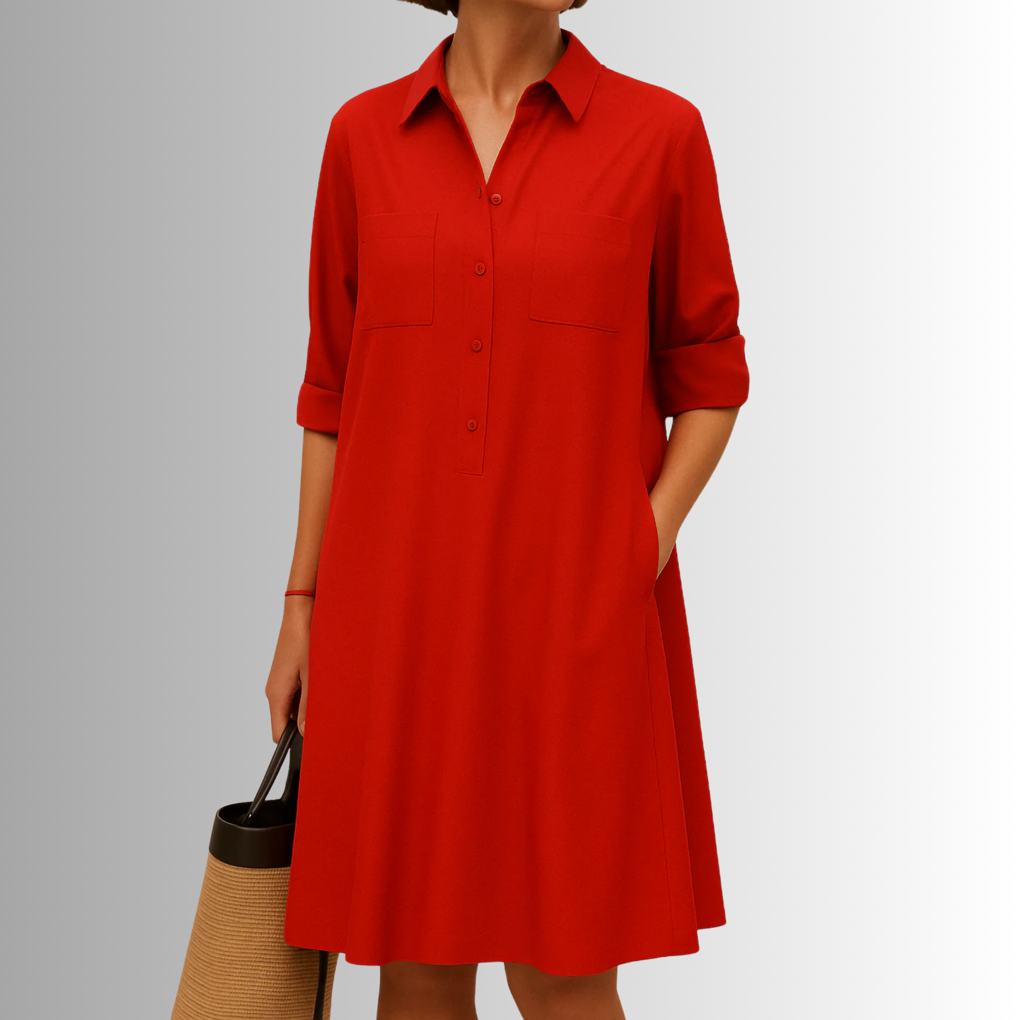 Cathy™ | Breezy Button-Up Dress