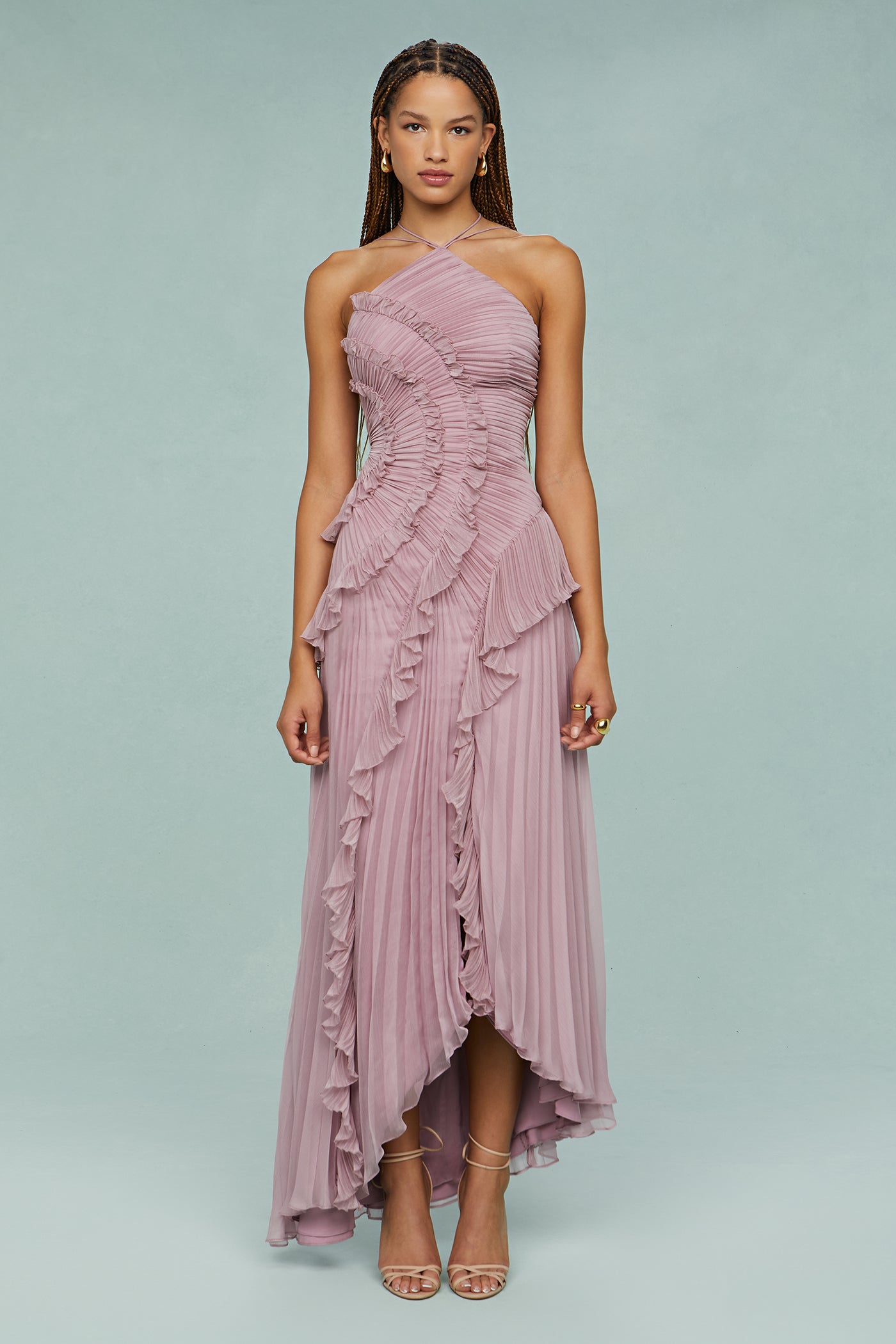 Estelle™ | Chic Halter Neck Dress