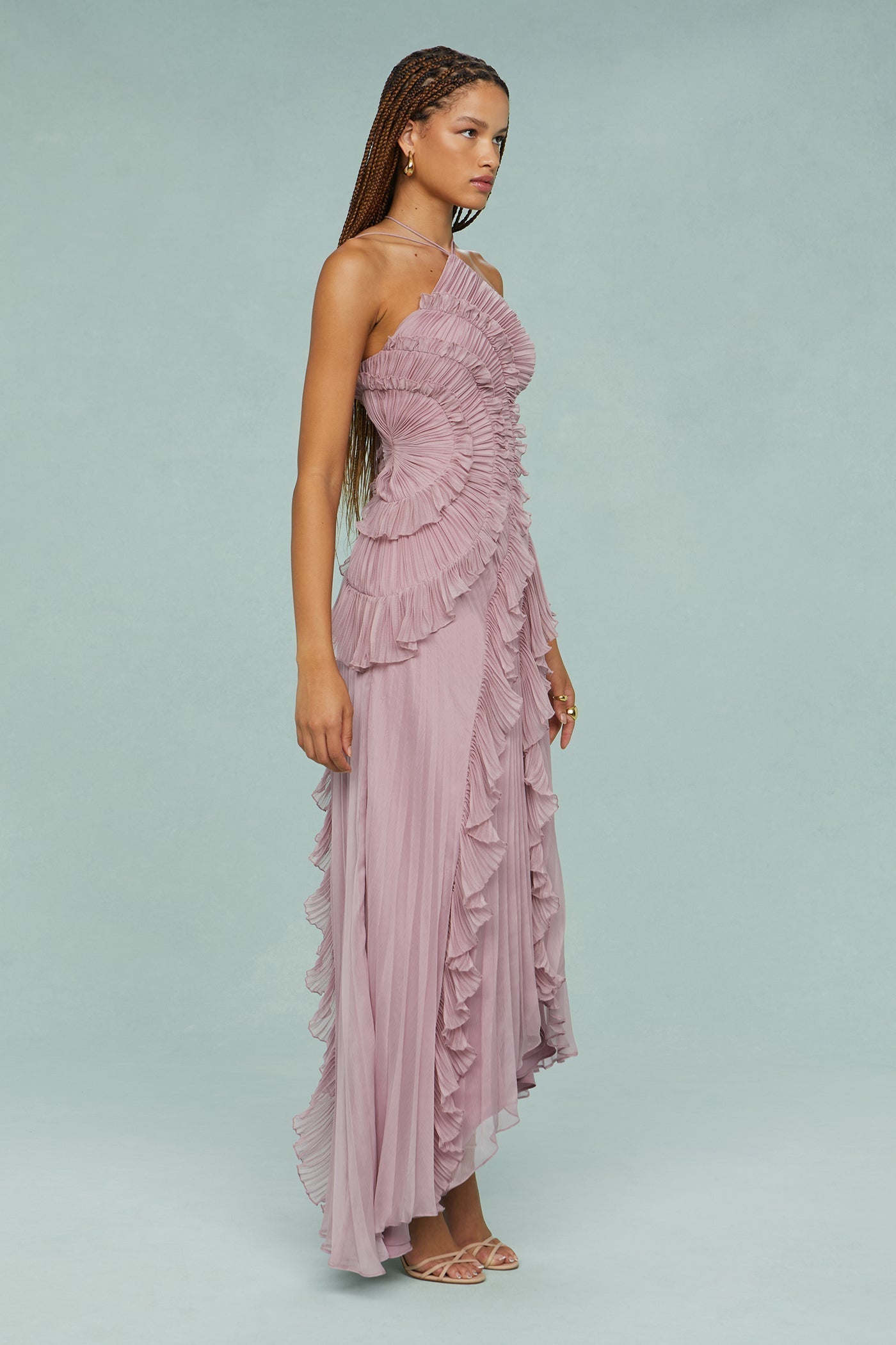 Estelle™ | Chic Halter Neck Dress