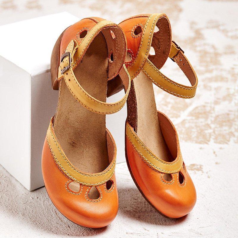 Charlotte | Women's Low Heel Orthopedic Flat Sandals