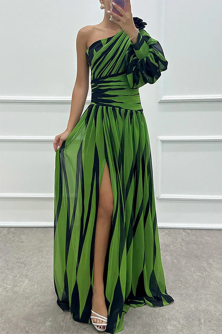 Cordelia | Asymmetric One-Shoulder Maxi Dress for Women - Perfect for Wedding Guests