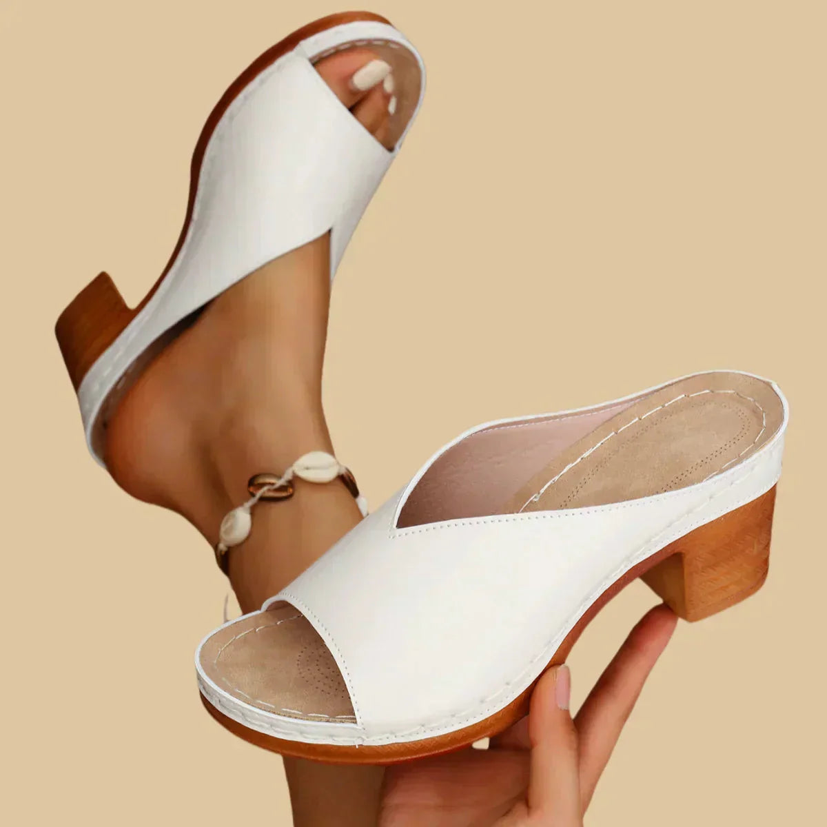 Lisa™ | Supportive Orthopedic Sandals with Chunky Heels