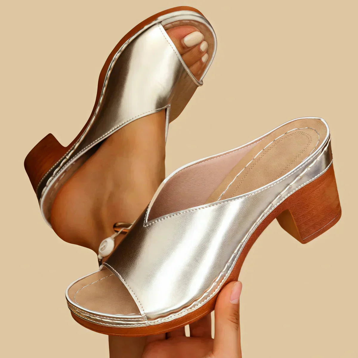 Lisa™ | Supportive Orthopedic Sandals with Chunky Heels