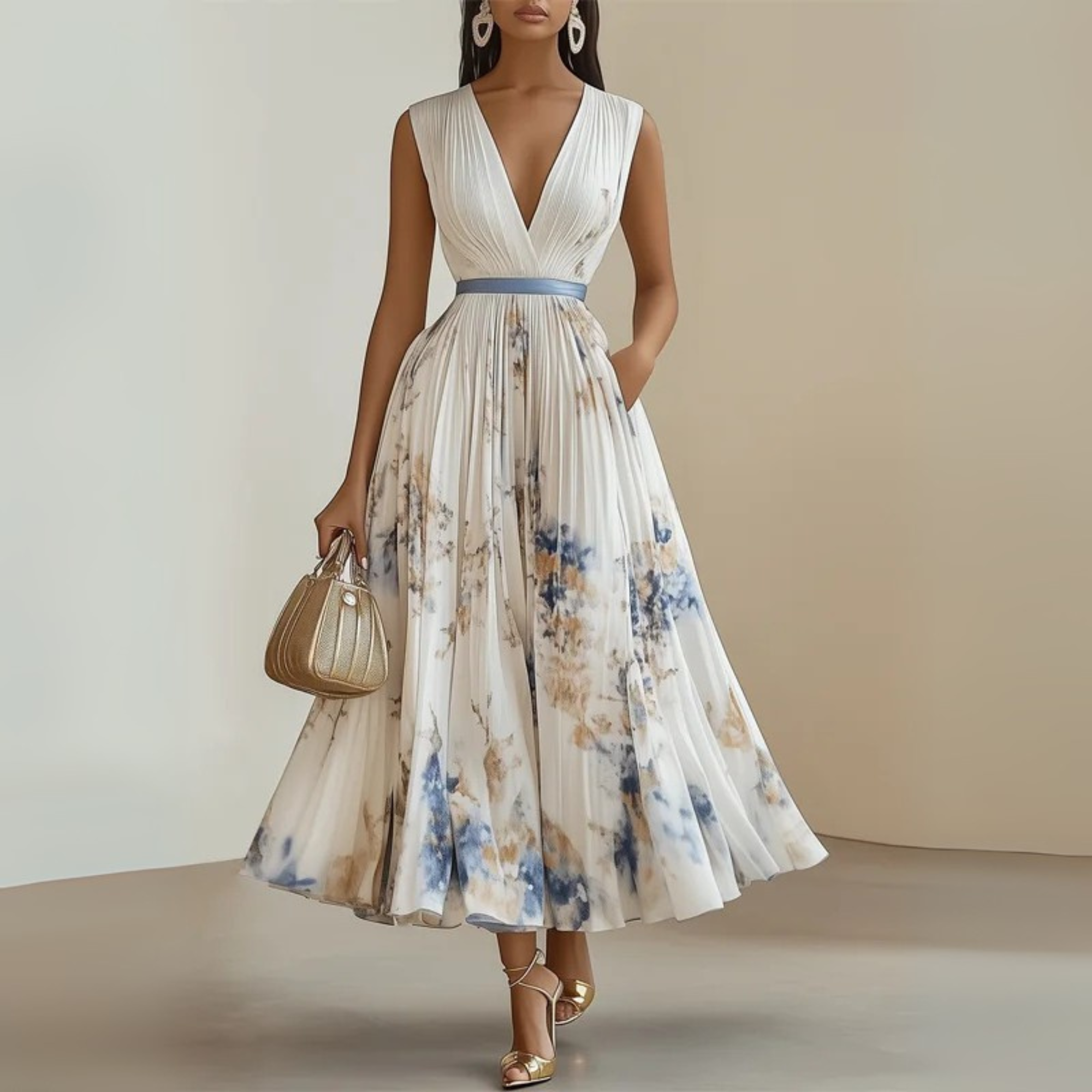 Maureen™ | Breezy Sleeveless Maxi Dress for Summer