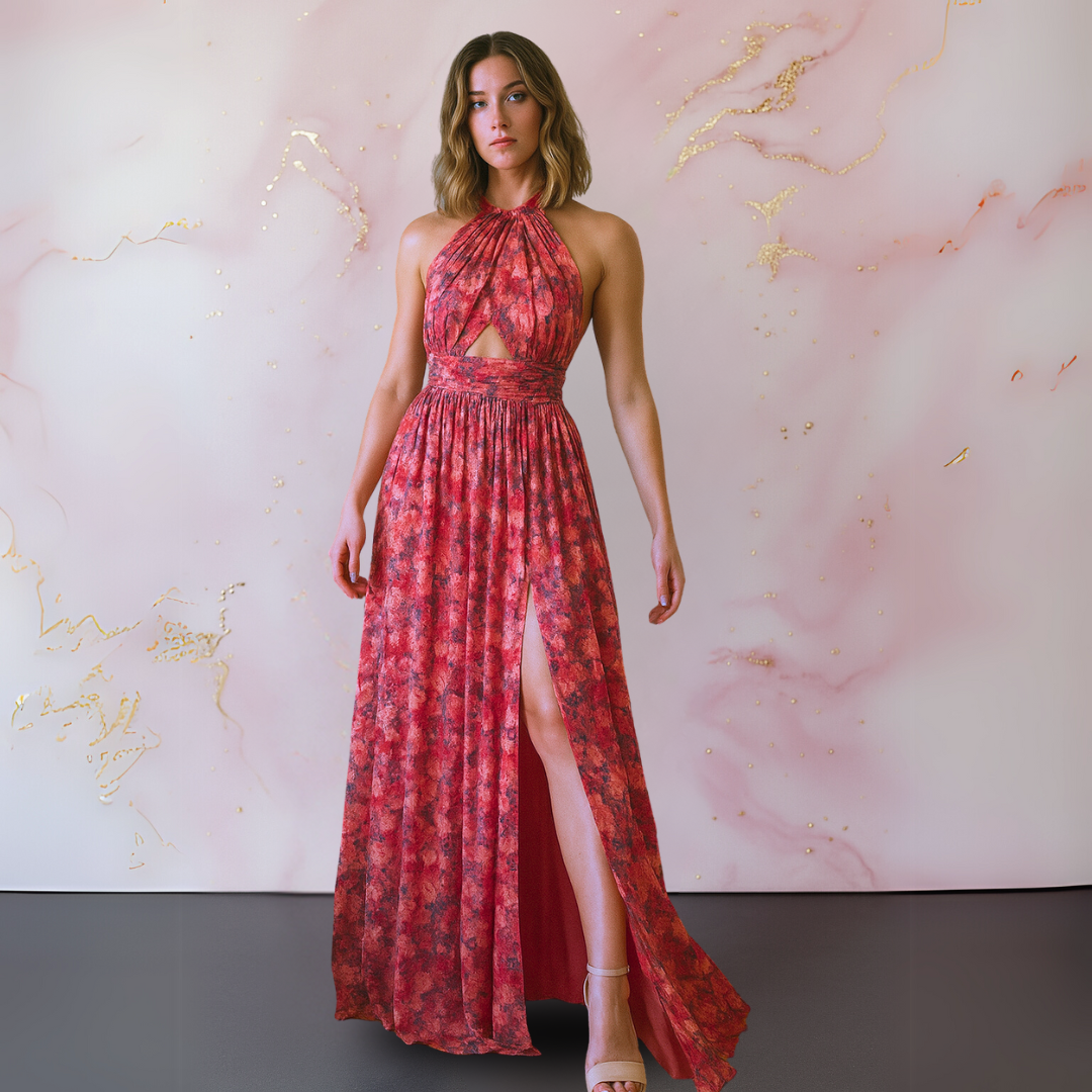Cora™ | Chic Floral Maxi Dress