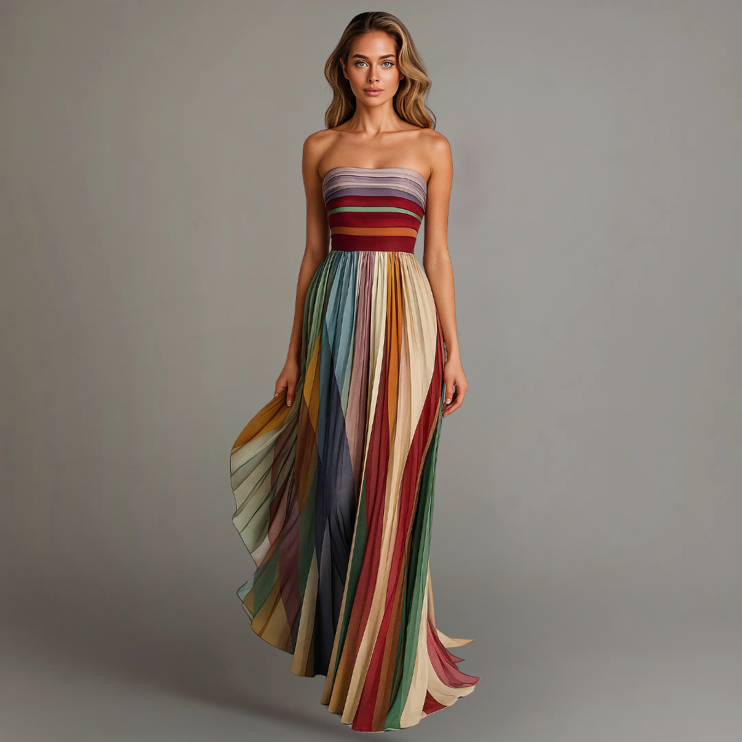 Judith™ | Festive Glamour Maxi Dress