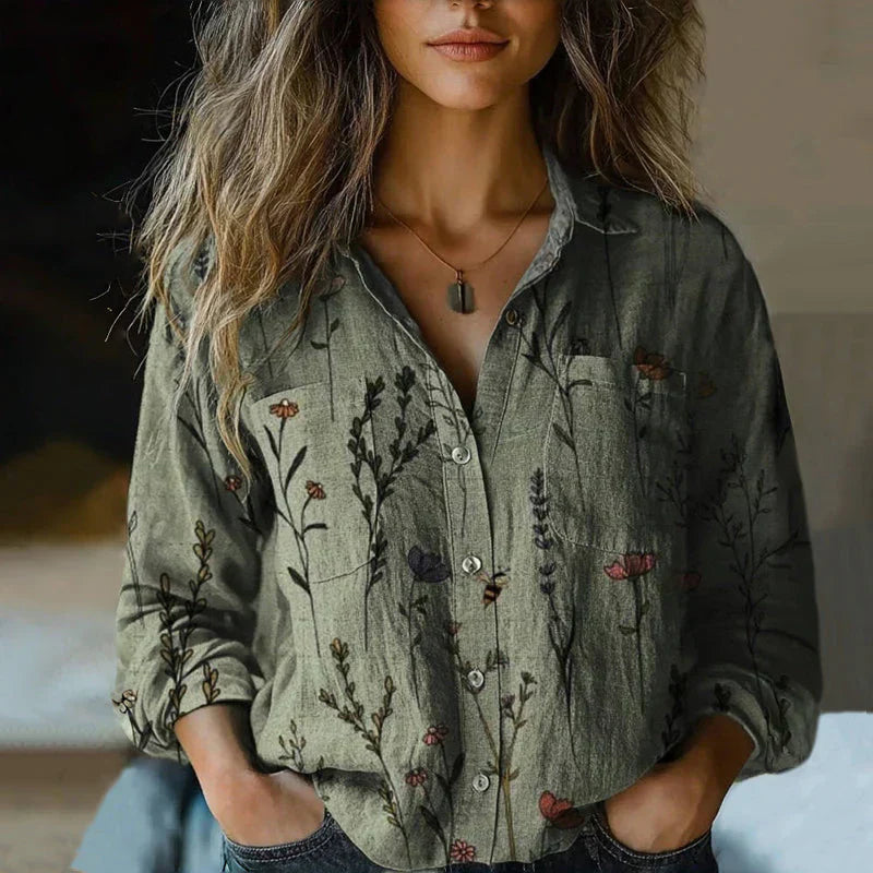 Rebecca™ | Vintage Bohemian Pattern Blouse
