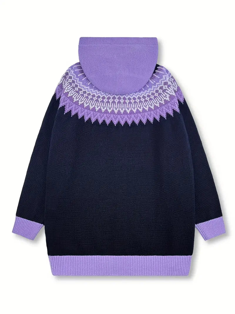 Adeline™ | Relaxed Fit Hooded Cardigan