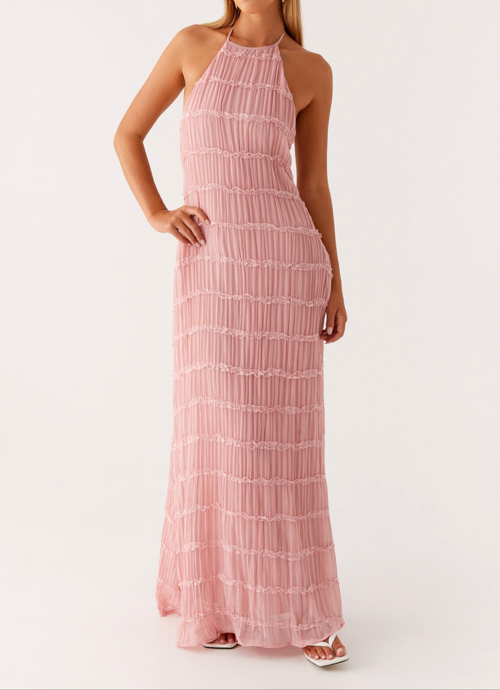Jolene™ | Chic Halter Maxi Dress