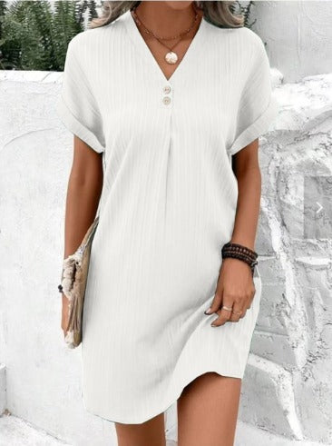 Brenda™ | Spring V-Neck Dress