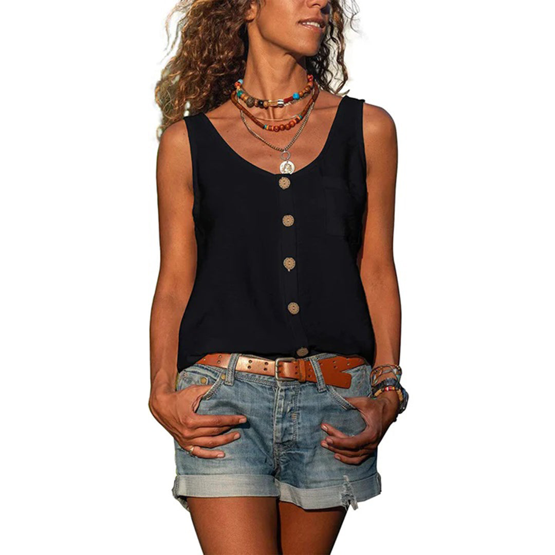 Gwen™ | Relaxed Fit Sleeveless Casual Top
