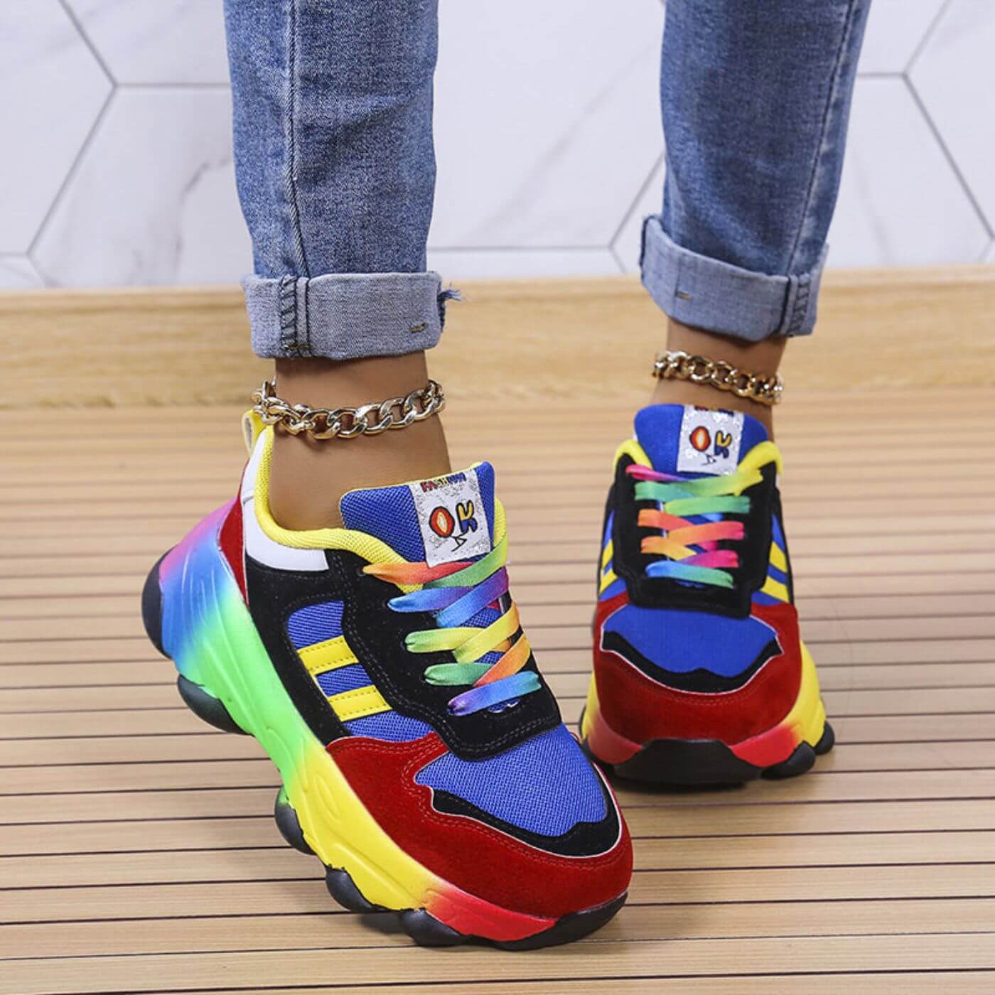 LumiSneak™ | Colorful Orthopedic Sneakers