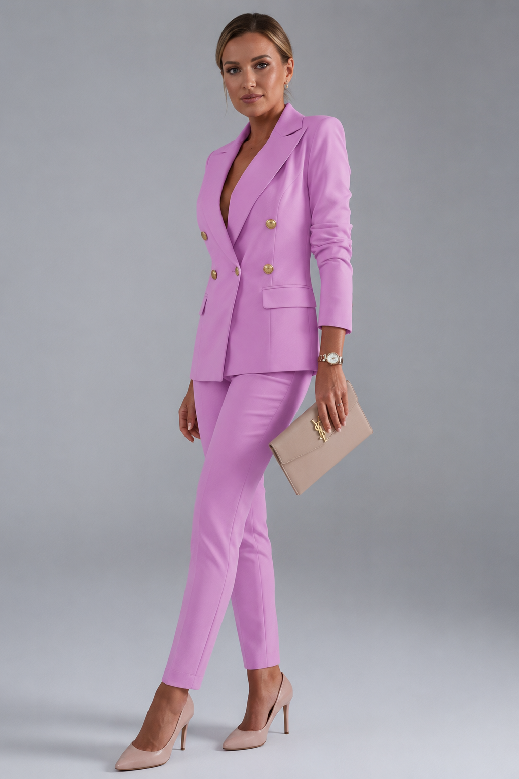 Scarlett | Women's Double-Breasted Blazer and Trousers Set