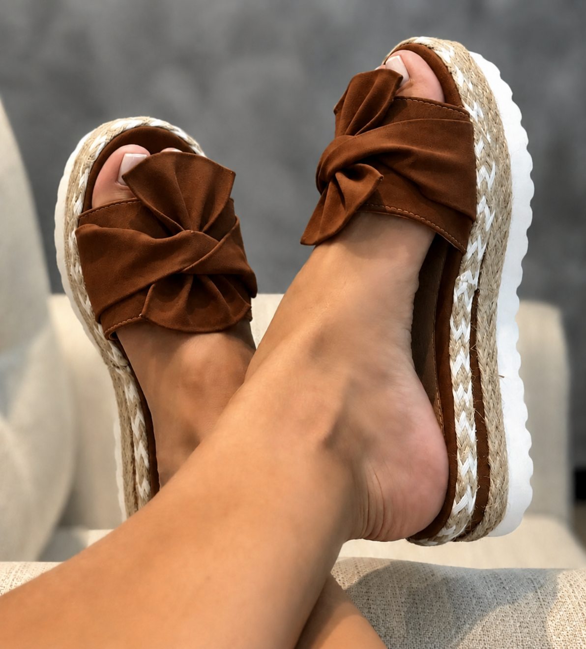 Nina | Women's Braided Wedge Sandals