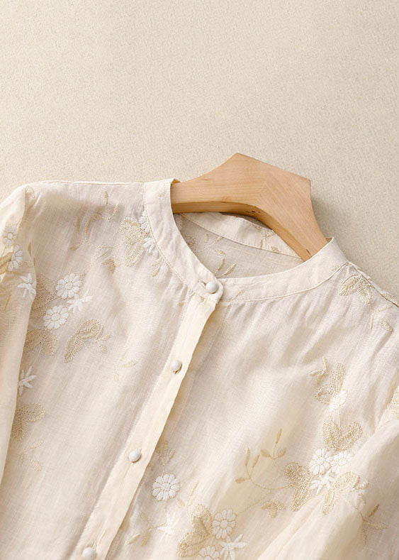 Kourtney™ | Elegant Floral Accent Blouse