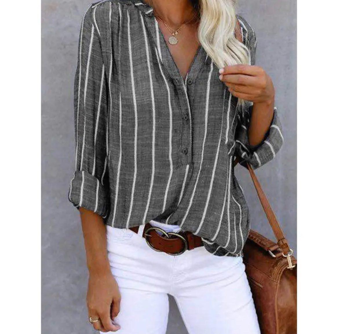 Candace™ | Striped Relaxed Blouse