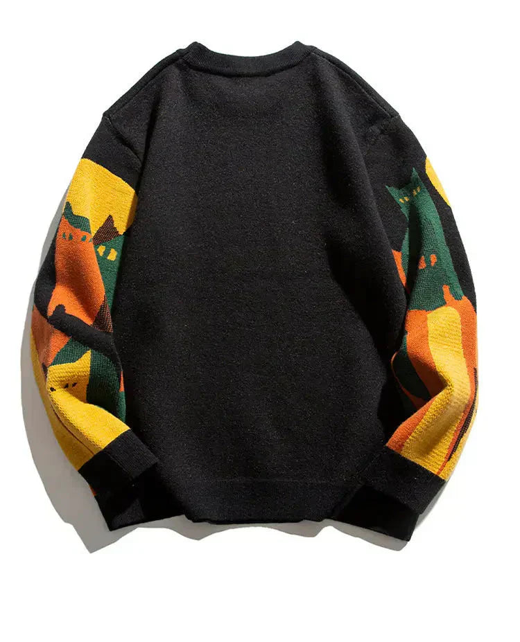 Felix™ | Cat Sweater Under the Moonlight