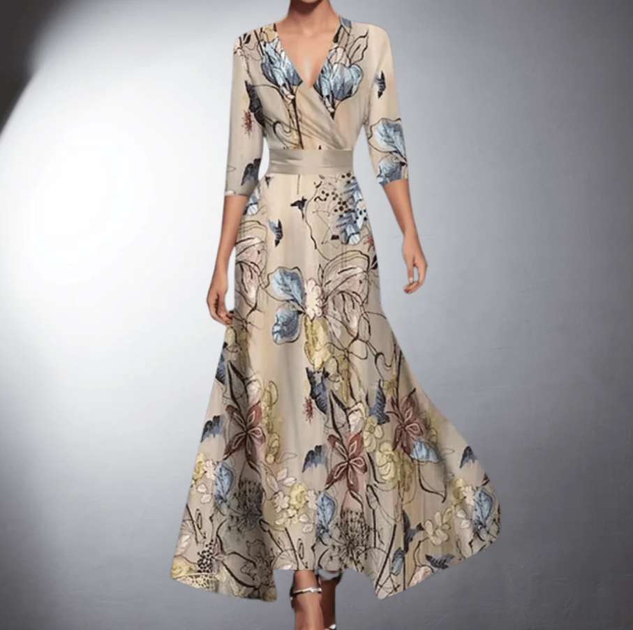Martha™ | Chic Floral Maxi Dress