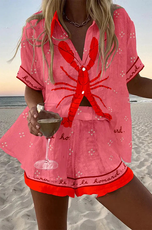 Danae™ | Pink Short Suit