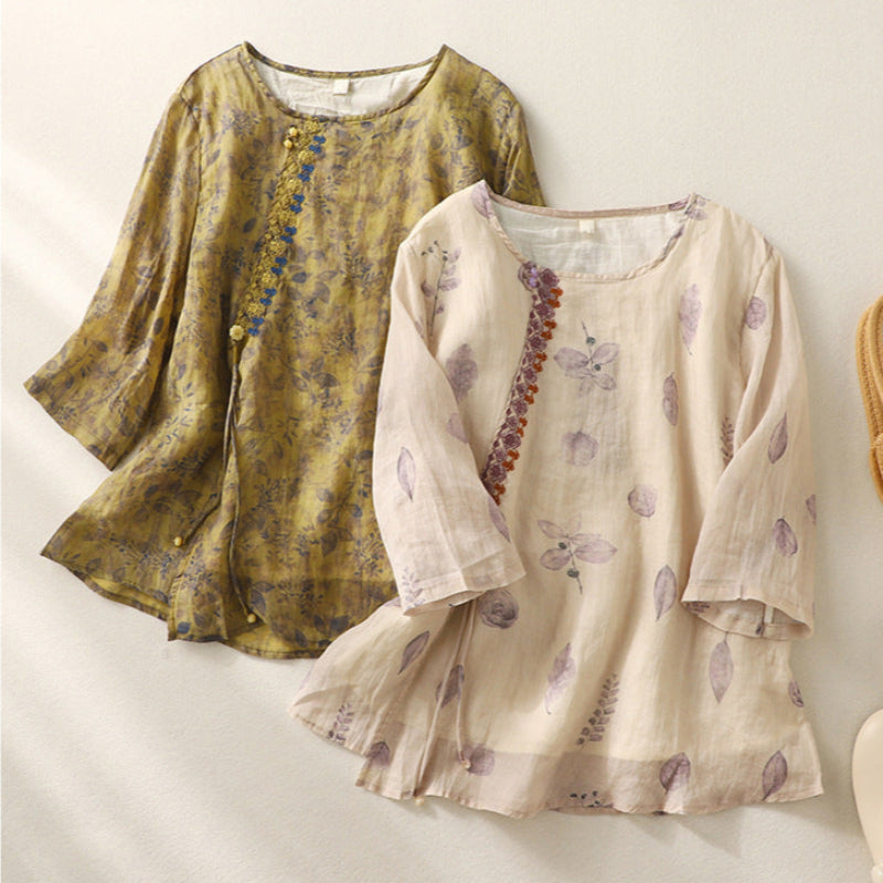Noy™ | Easygoing Floral Blouse
