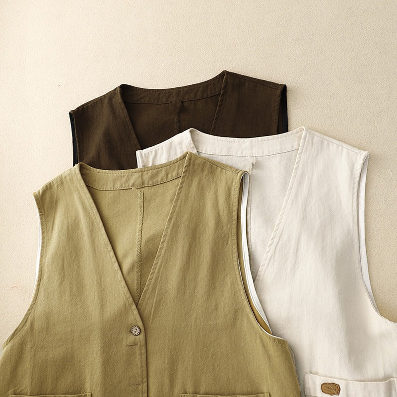 Margo™ | Casual Button-Up Vest