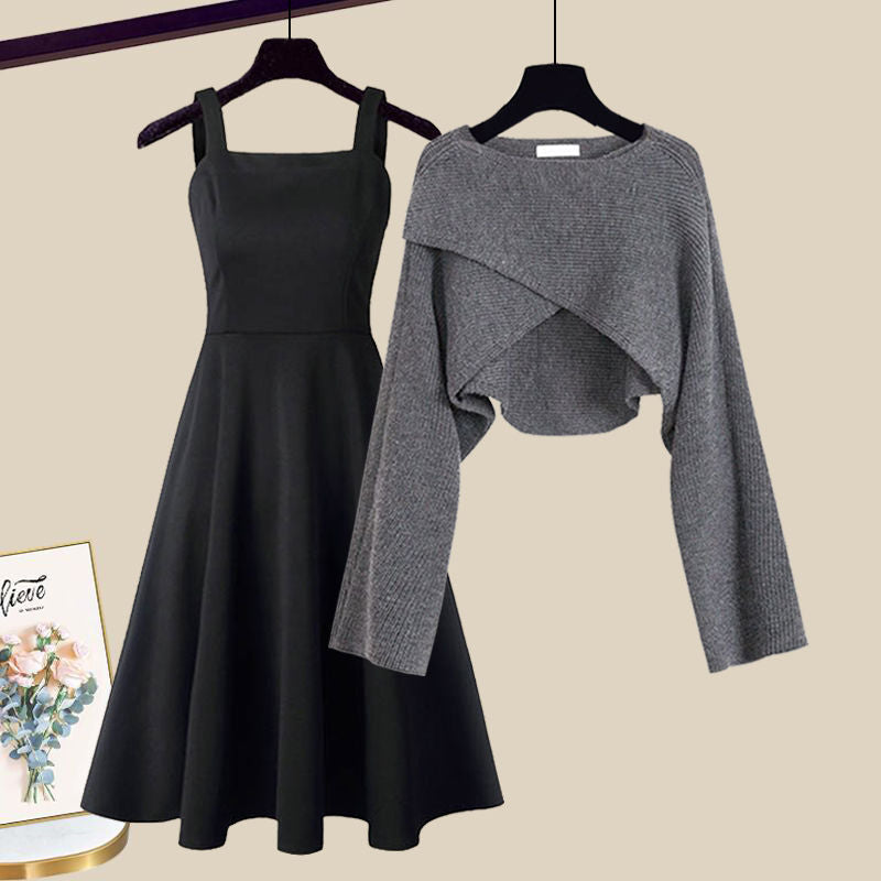 DuoChic™ | Versatile 2-in-1 Knit Dress Ensemble